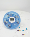 Pill Box with Reminder Clock and Voice Recorder
